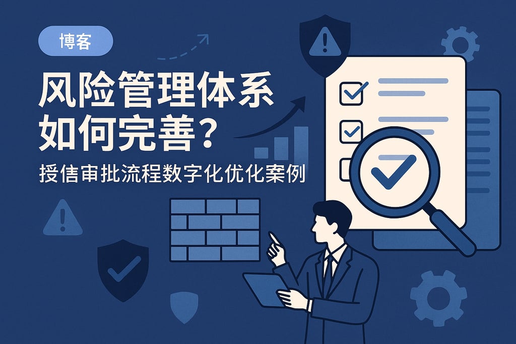 风险管理体系如何完善？授信审批流程数字化优化案例