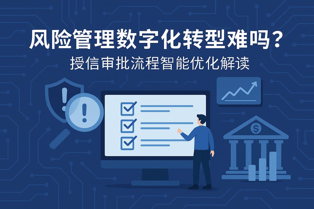 风险管理数字化转型难吗？授信审批流程智能优化解读