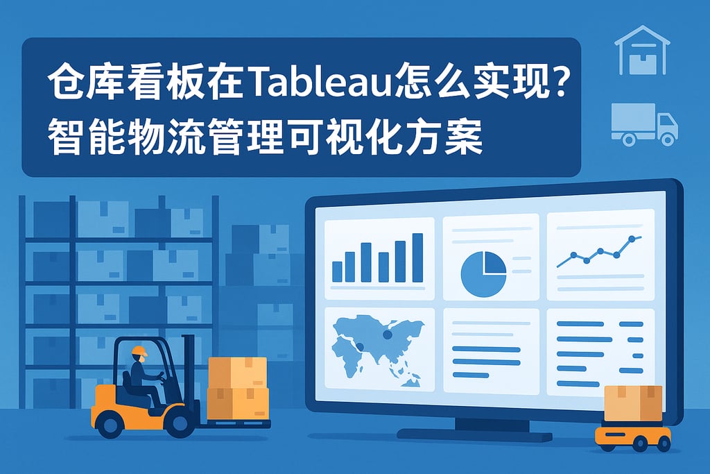 仓库看板在Tableau怎么实现？智能物流管理可视化方案 - FineBI数据分析知识库