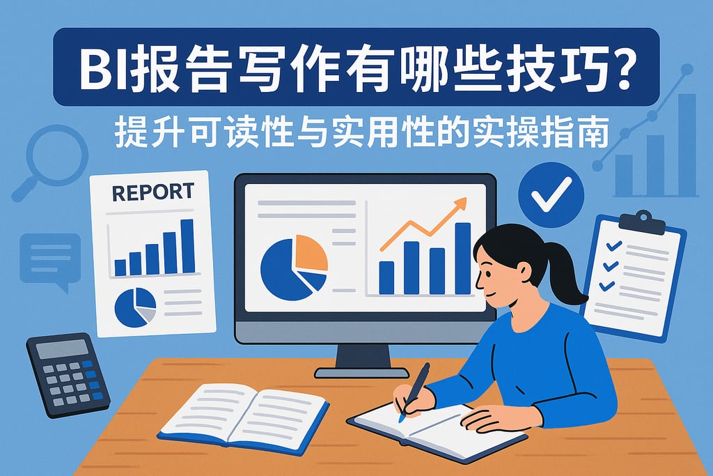 BI报告写作有哪些技巧？提升可读性与实用性的实操指南