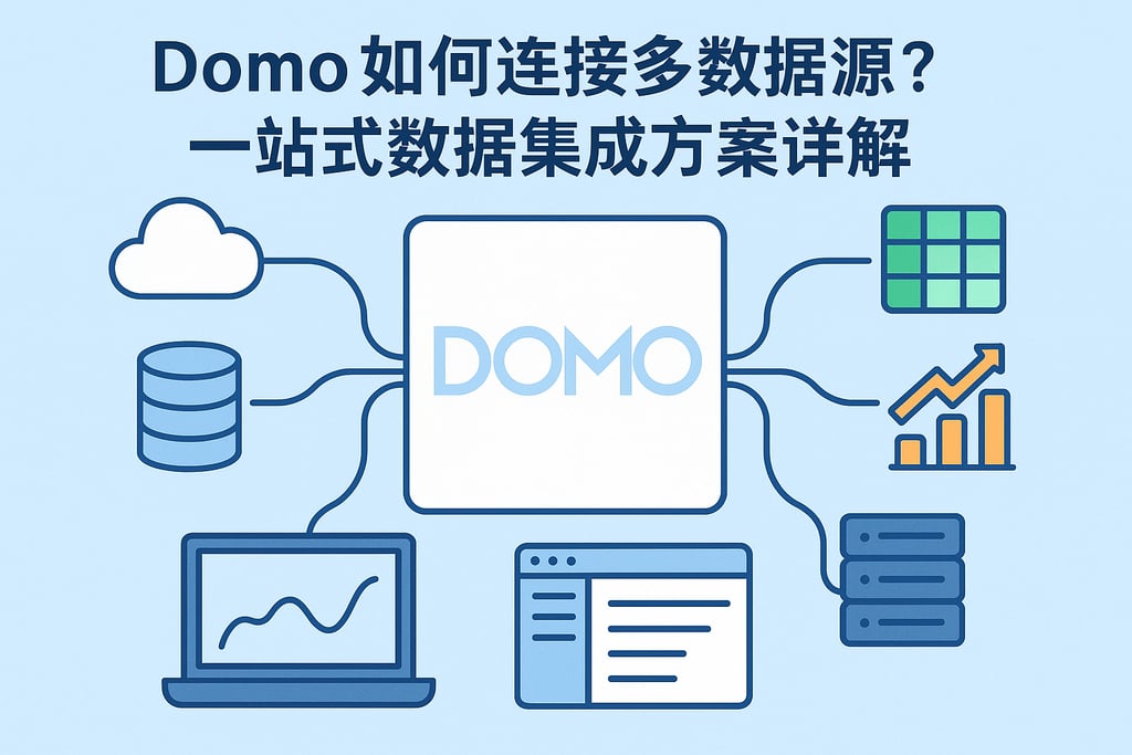 Domo如何连接多数据源？一站式数据集成方案详解