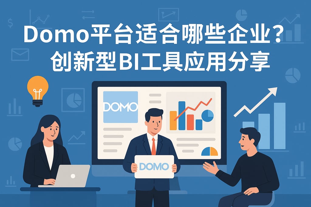 Domo平台适合哪些企业？创新型BI工具应用分享
