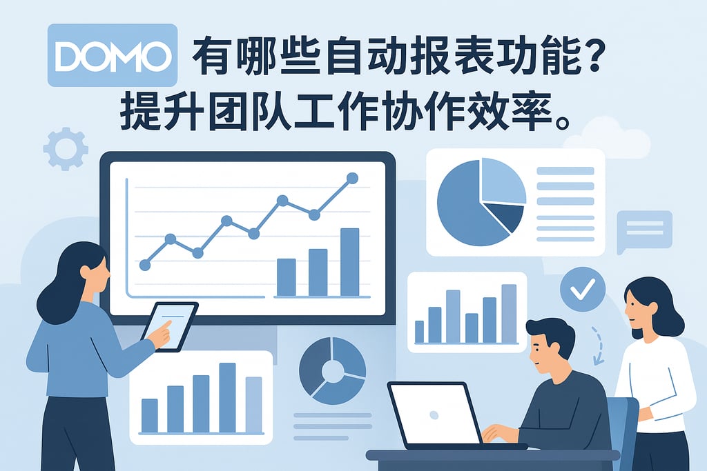 Domo有哪些自动报表功能？提升团队工作协作效率。