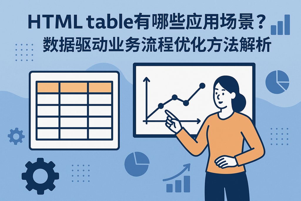 Htmltable有哪些应用场景？数据驱动业务流程优化方法解析
