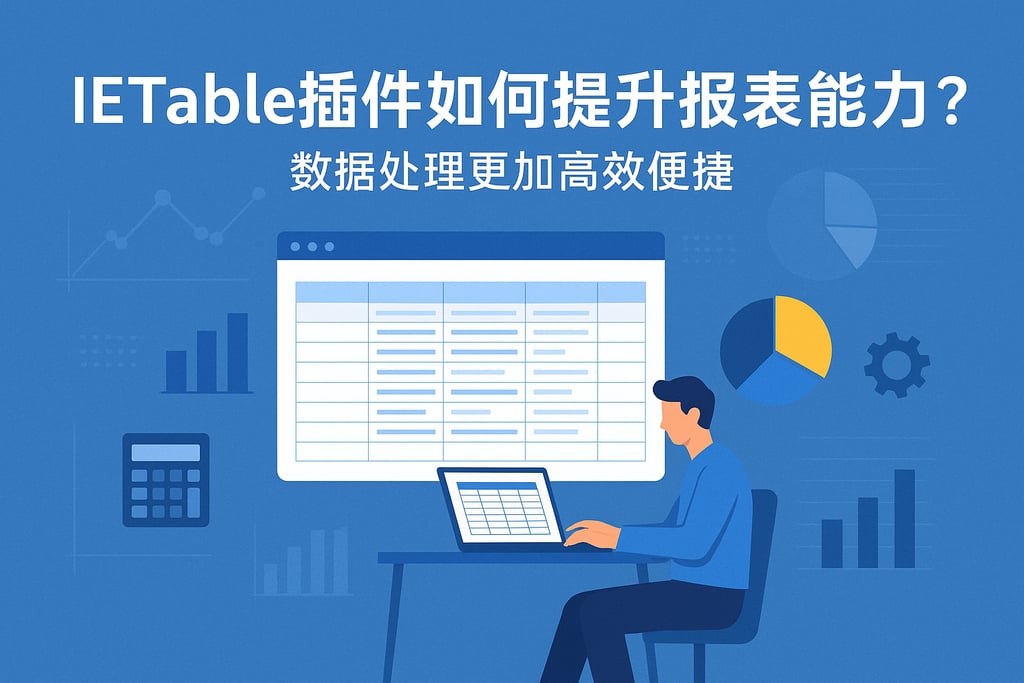 IETable插件如何提升报表能力？数据处理更加高效便捷
