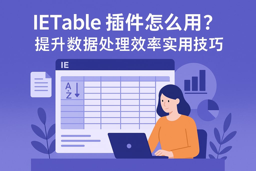 IETable插件怎么用？提升数据处理效率实用技巧