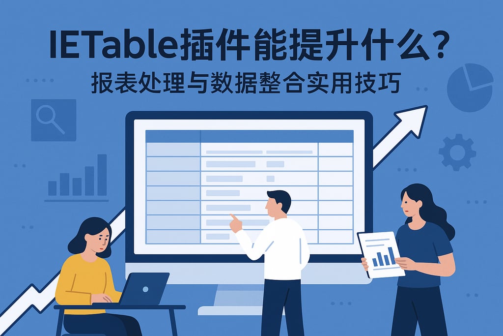 IETable插件能提升什么？报表处理与数据整合实用技巧
