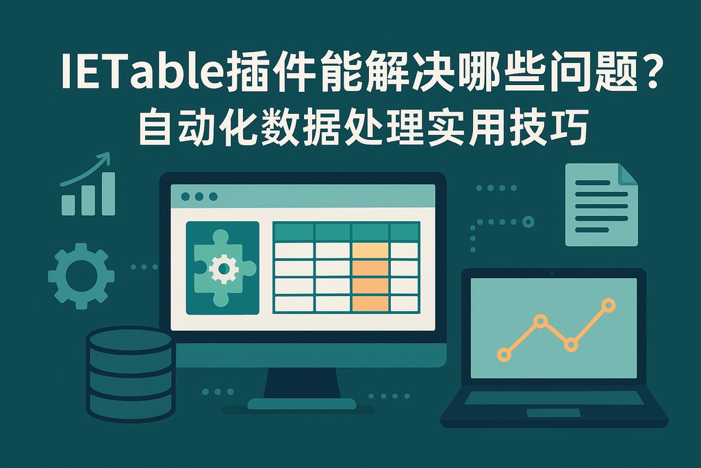 IETable插件能解决哪些问题？自动化数据处理实用技巧