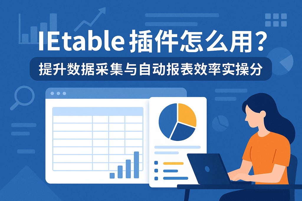 IEtable插件怎么用？提升数据采集与自动报表效率实操分享