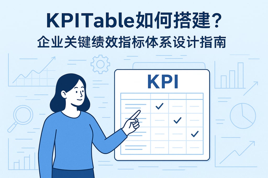 KPITables如何搭建？企业关键绩效指标体系设计指南