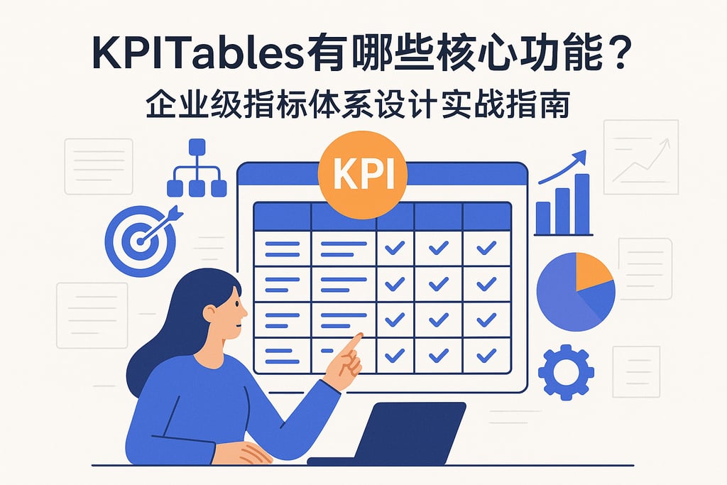 KPITables有哪些核心功能？企业级指标体系设计实战指南
