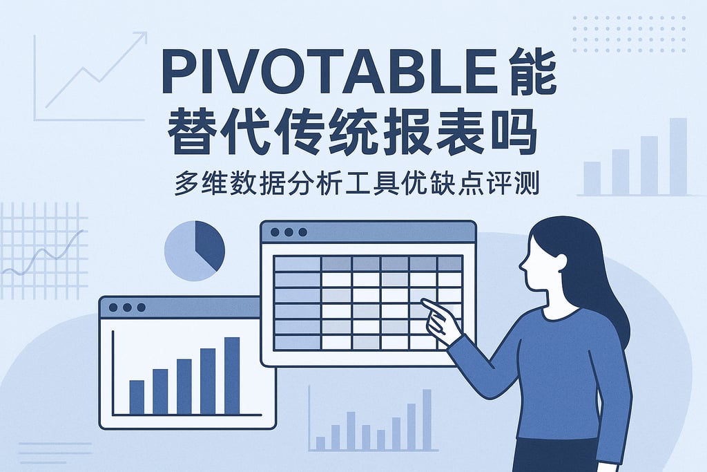 Pivotable能替代传统报表吗？多维数据分析工具优缺点评测