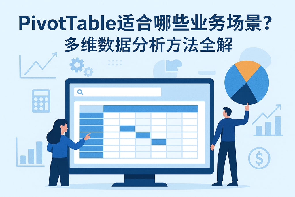 Pivotable适合哪些业务场景？多维数据分析方法全解