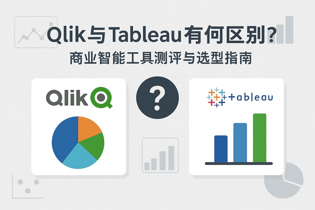 Qlik与Tableau有何区别？商业智能工具测评与选型指南