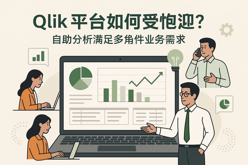 Qlik平台为何受欢迎？自助分析满足多岗位业务需求