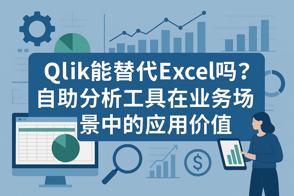 Qlik能替代Excel吗？自助分析工具在业务场景中的应用价值