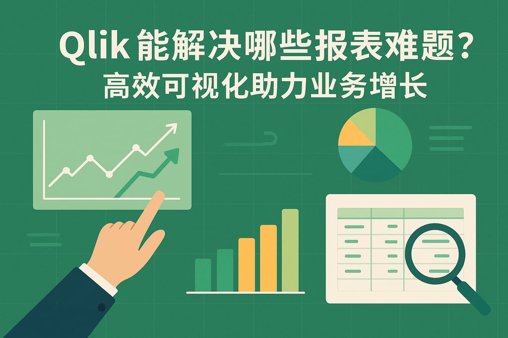 Qlik能解决哪些报表难题？高效可视化助力业务增长