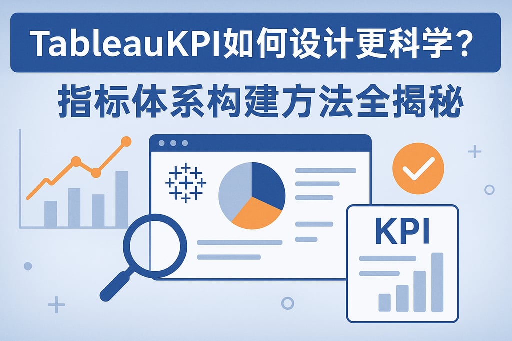 TableauKPI如何设计更科学？指标体系构建方法全揭秘