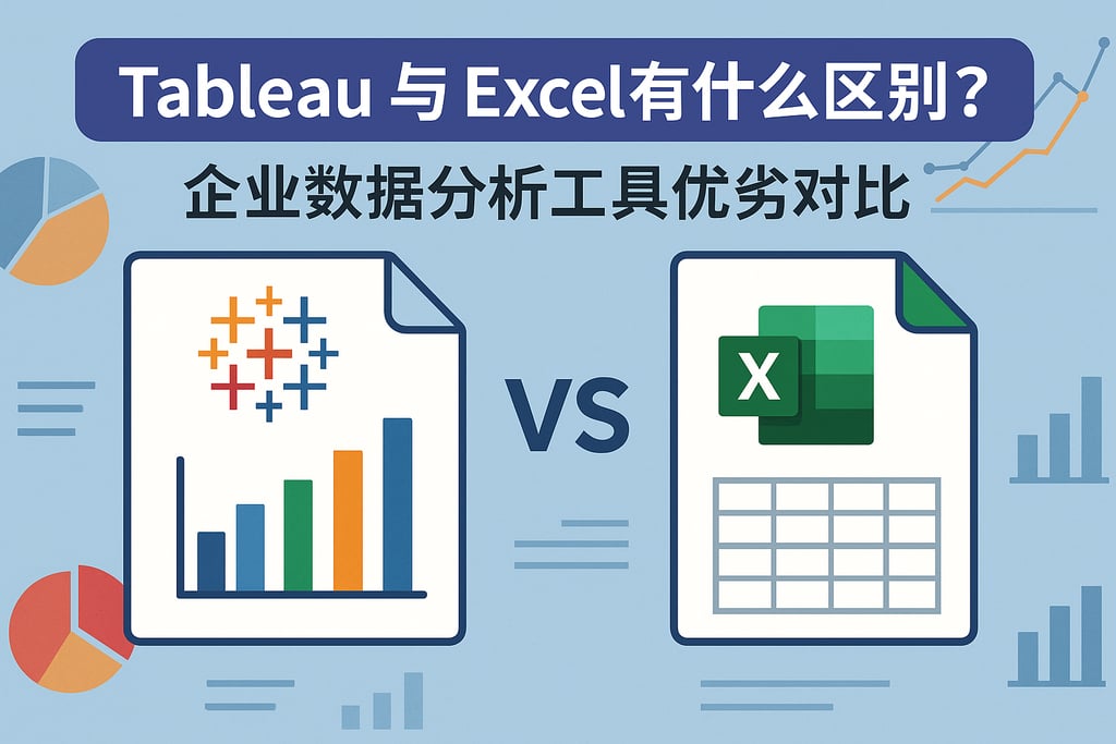 Tableau与Excel有什么区别？企业数据分析工具优劣对比