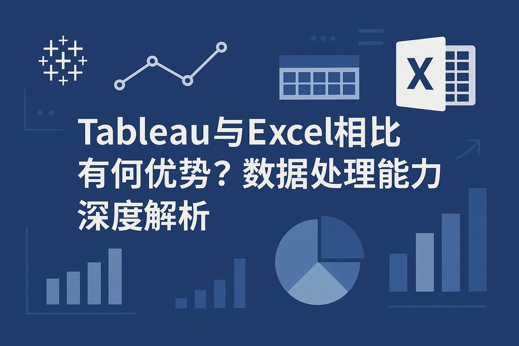 Tableau与Excel相比有何优势？数据处理能力深度解析