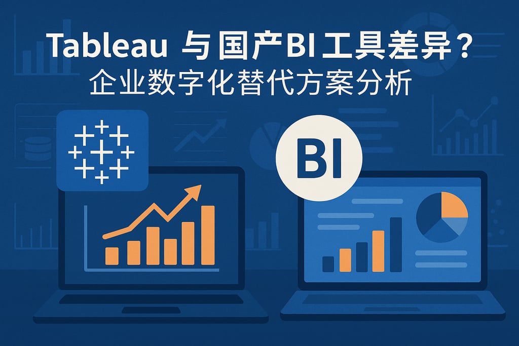 Tableau与国产BI工具差异在哪里？企业数字化替代方案分析