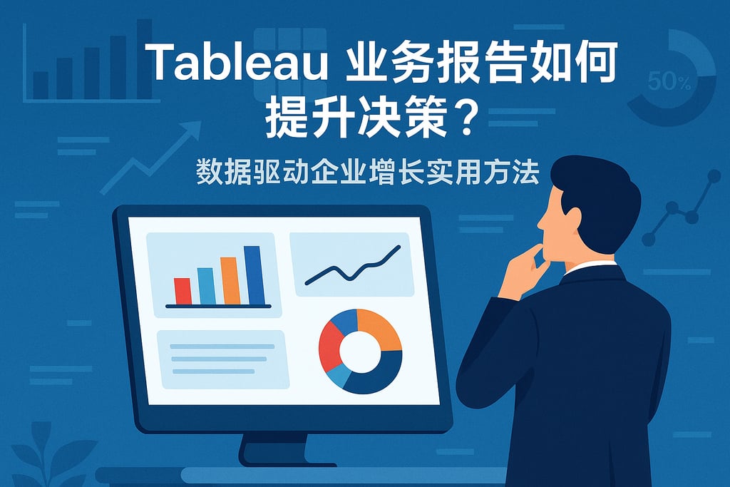 Tableau业务报告如何提升决策？数据驱动企业增长实用方法
