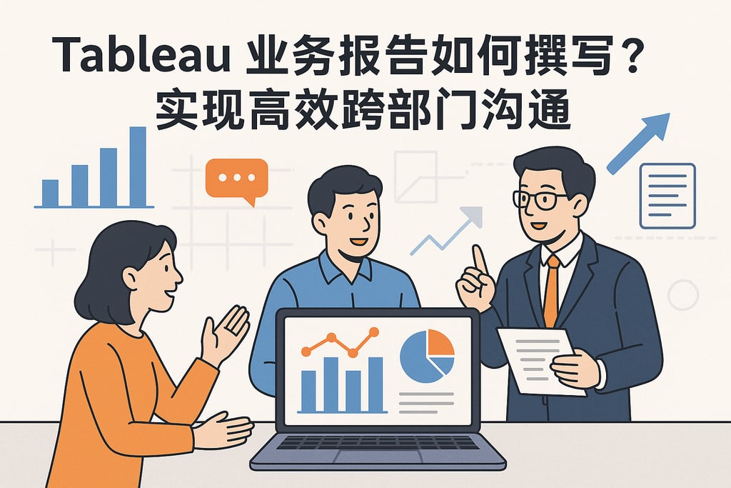 Tableau业务报告如何撰写？实现高效跨部门沟通