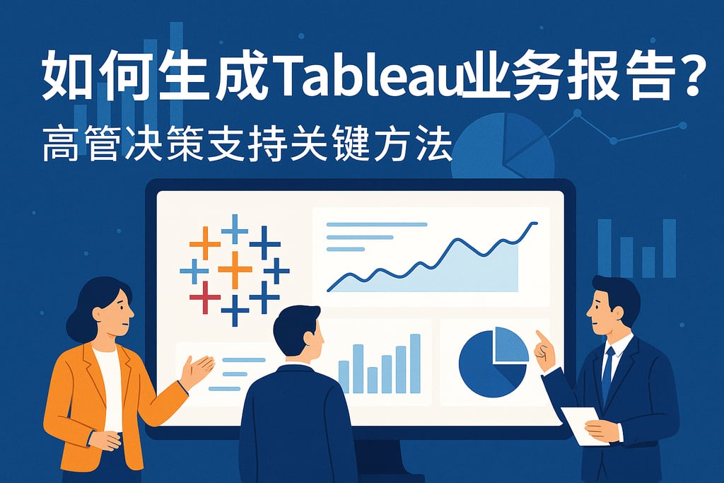 Tableau业务报告如何生成？高管决策支持关键方法