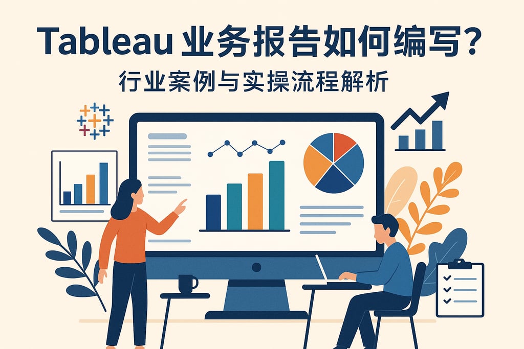 Tableau业务报告如何编写？行业案例与实操流程解析