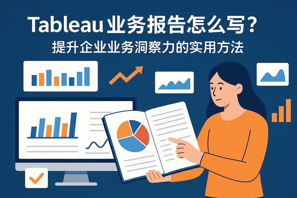 Tableau业务报告怎么写？提升企业业务洞察力的实用方法