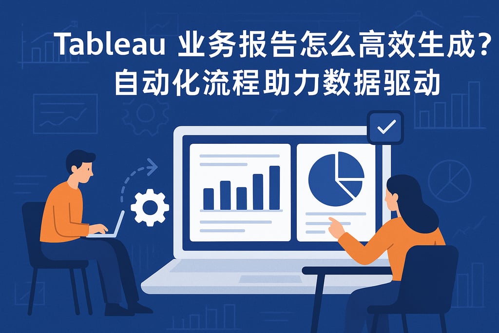 Tableau业务报告怎么高效生成？自动化流程助力数据驱动