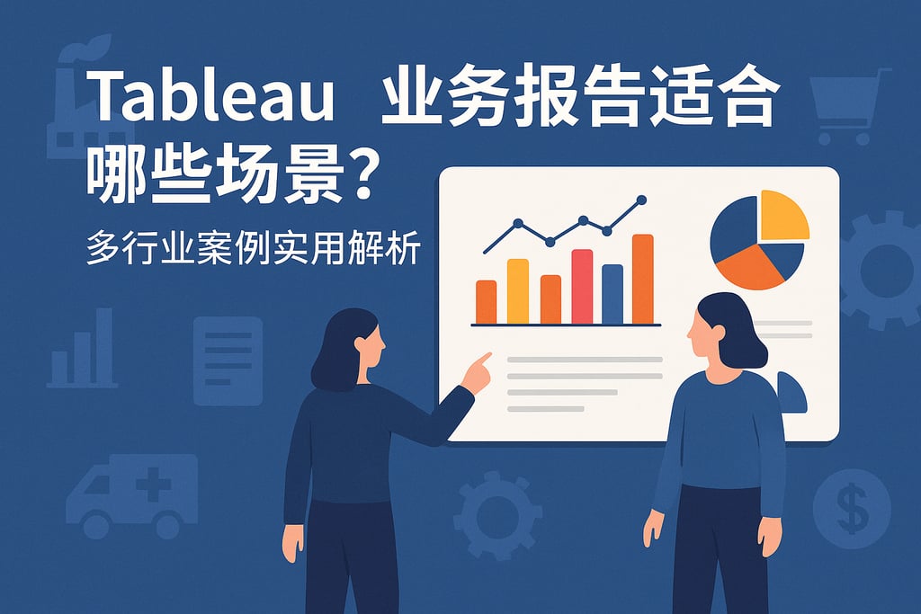 Tableau业务报告适合哪些场景？多行业案例实用解析