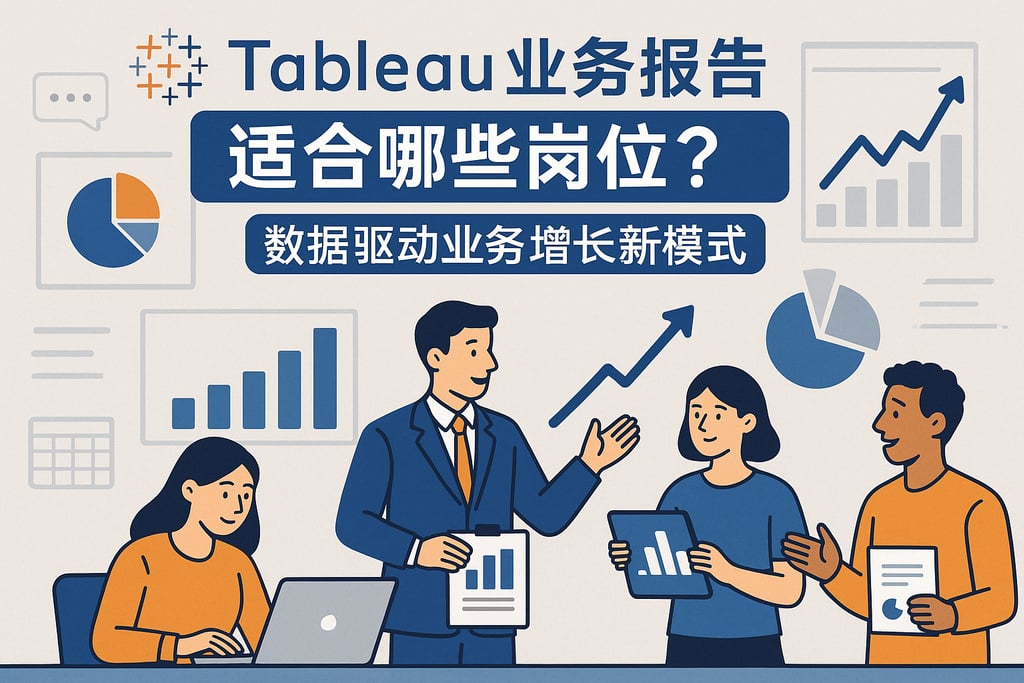 Tableau业务报告适合哪些岗位？数据驱动业务增长新模式