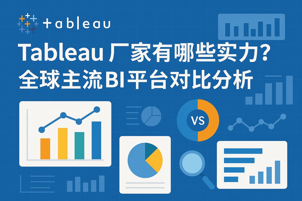 Tableau产家有哪些实力？全球主流BI平台对比分析
