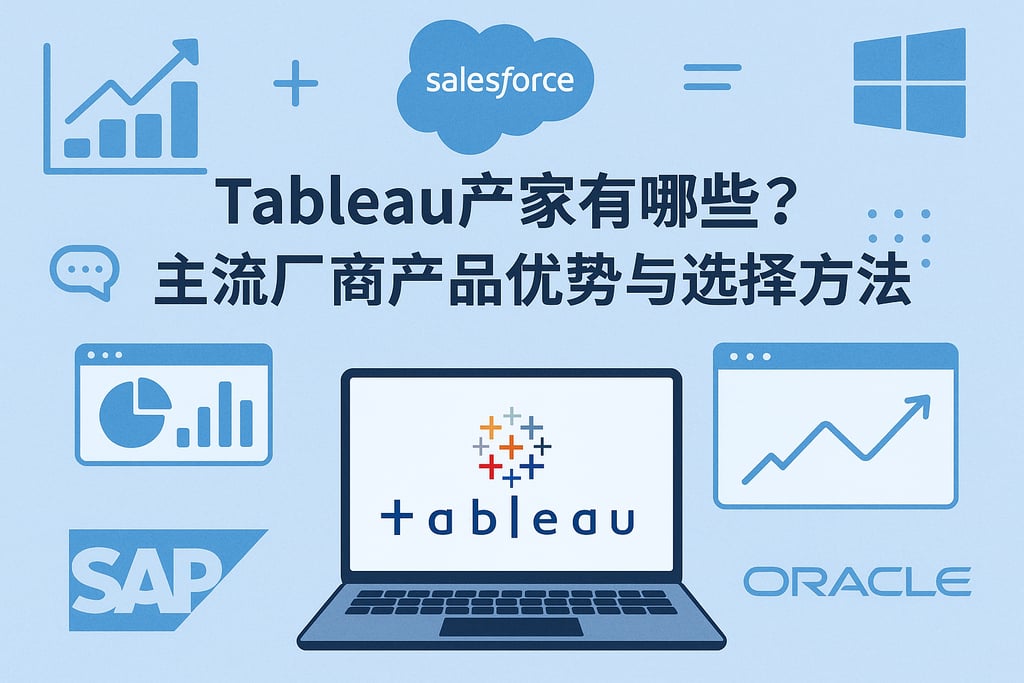 Tableau产家有哪些？主流厂商产品优势与选择方法