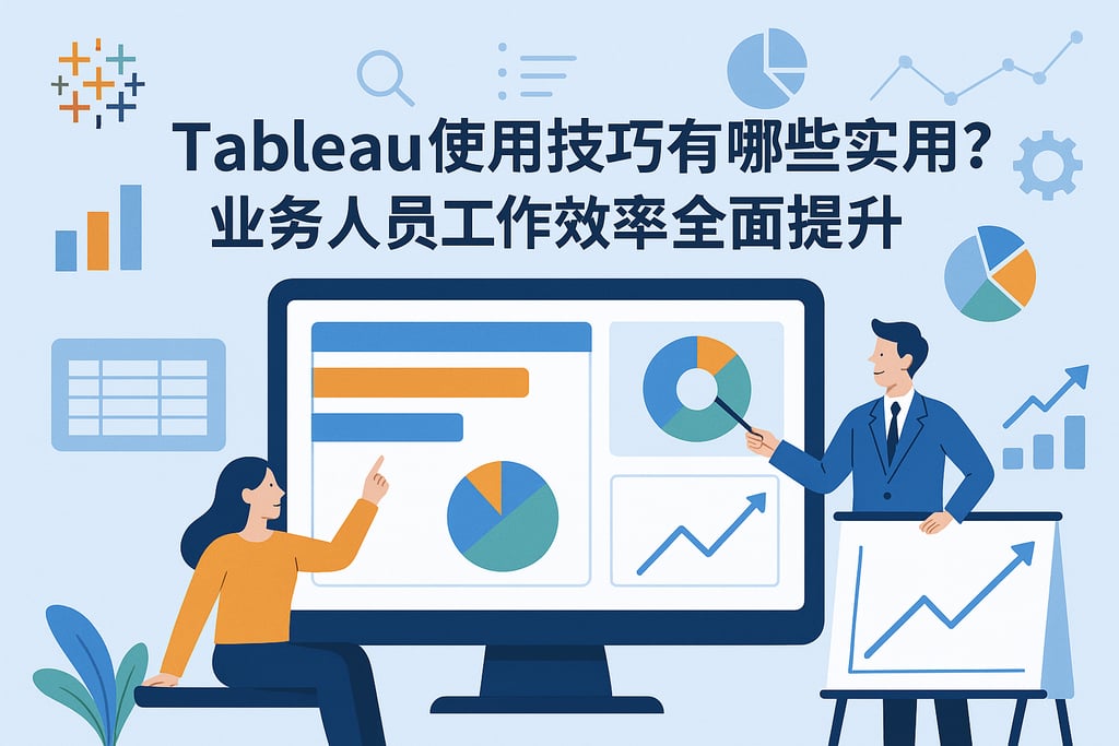 Tableau使用技巧有哪些实用？业务人员工作效率全面提升。