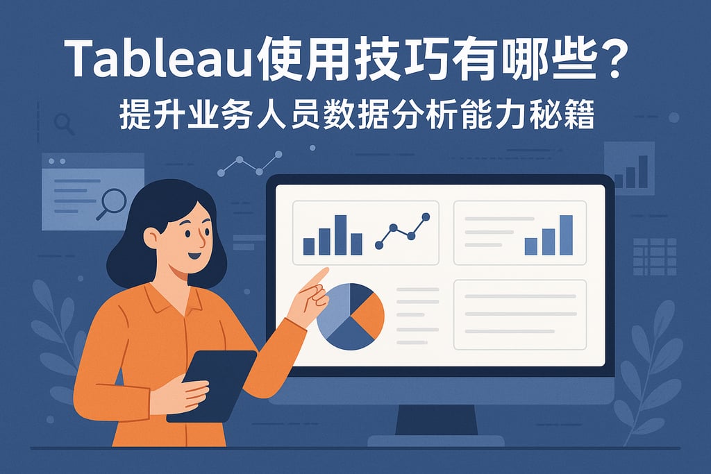 Tableau使用技巧有哪些？提升业务人员数据分析能力秘籍