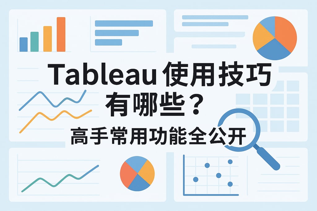 Tableau使用技巧有哪些？高手常用功能全公开