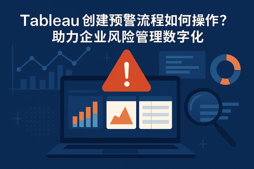 Tableau创建预警流程如何操作？助力企业风险管理数字化