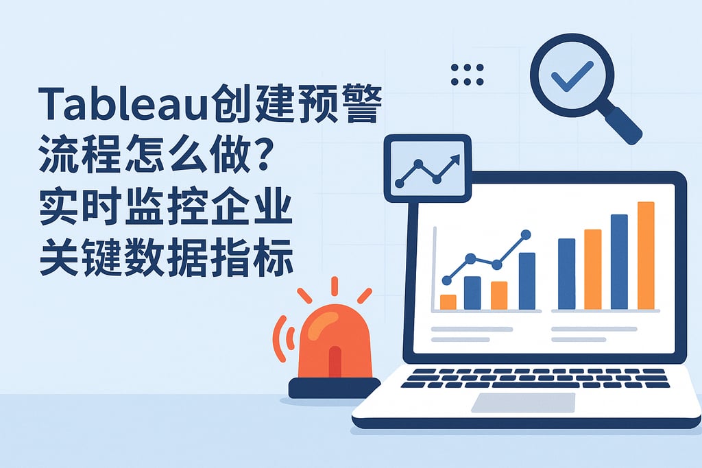 Tableau创建预警流程怎么做？实时监控企业关键数据指标。