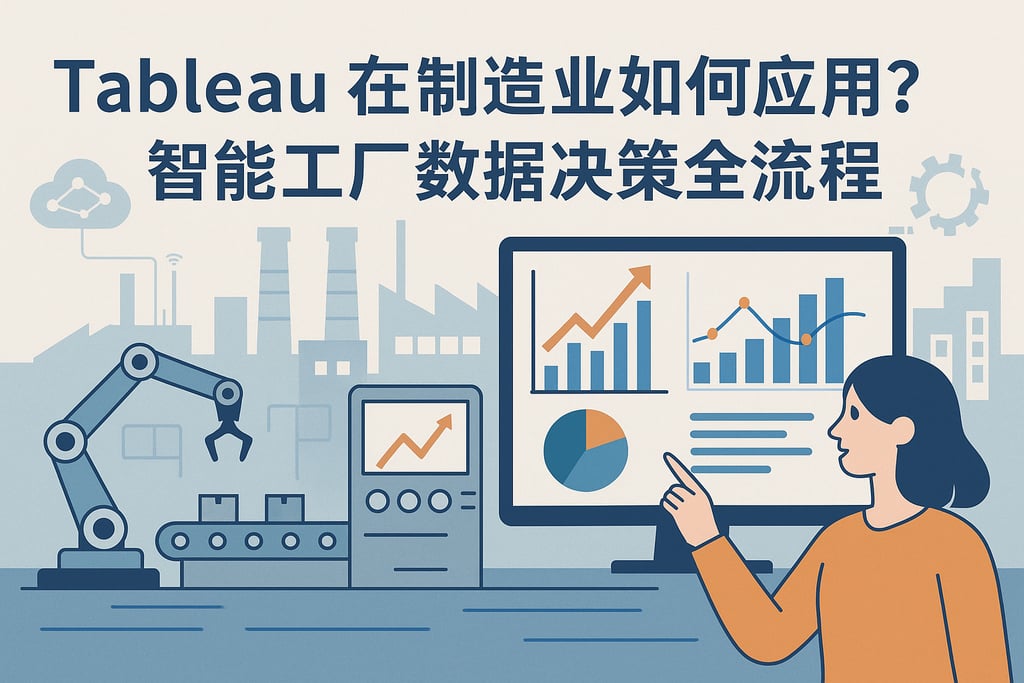 Tableau在制造业如何应用？智能工厂数据决策全流程