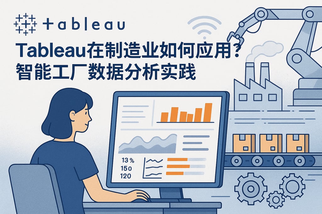 Tableau在制造业如何应用？智能工厂数据分析实践