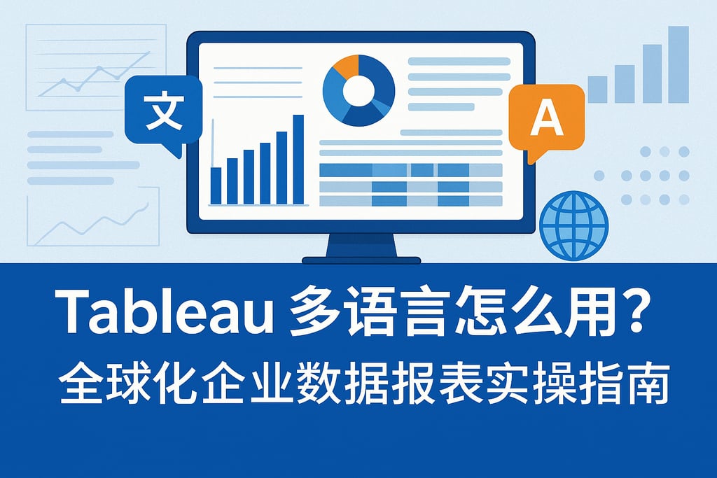 Tableau多语言怎么用？全球化企业数据报表实操指南