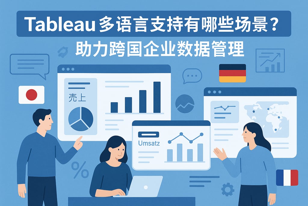 Tableau多语言支持有哪些场景？助力跨国企业数据管理