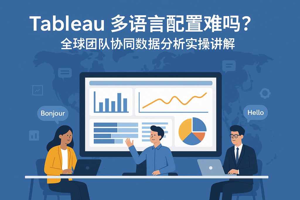 Tableau多语言配置难吗？全球团队协同数据分析实操讲解