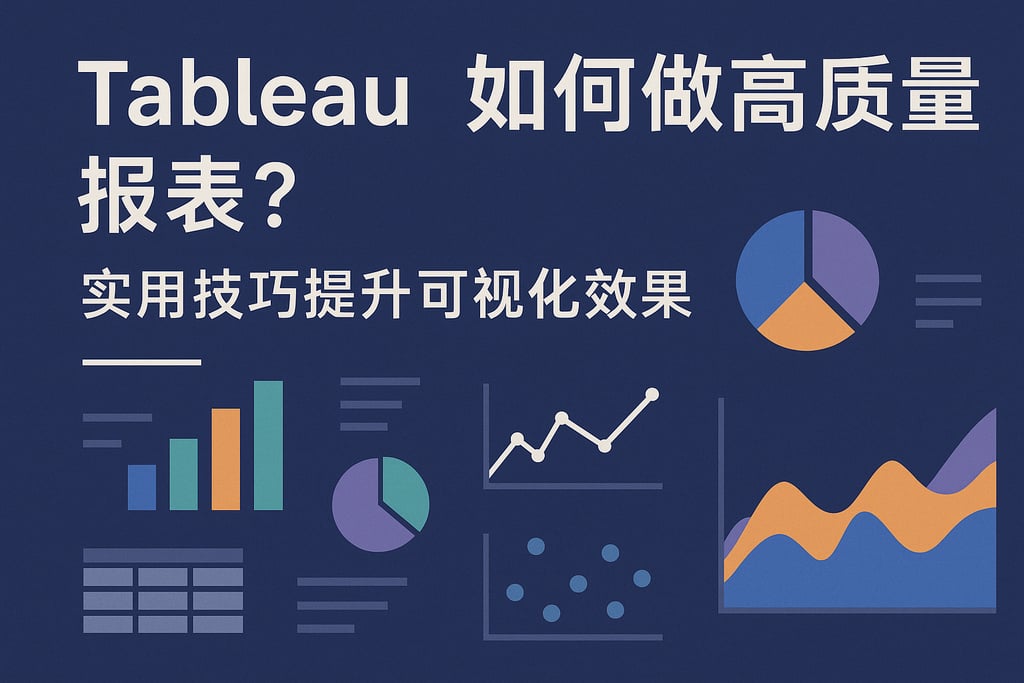 Tableau如何做高质量报表？实用技巧提升可视化效果