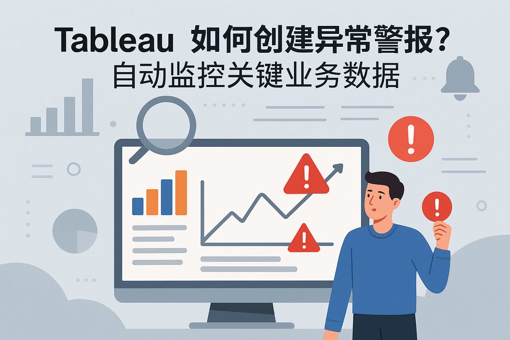 Tableau如何创建异常警报？自动监控关键业务数据