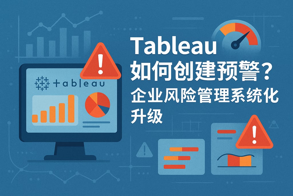 Tableau如何创建预警？企业风险管理系统化升级