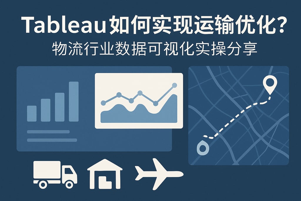 Tableau如何实现运输优化？物流行业数据可视化实操分享
