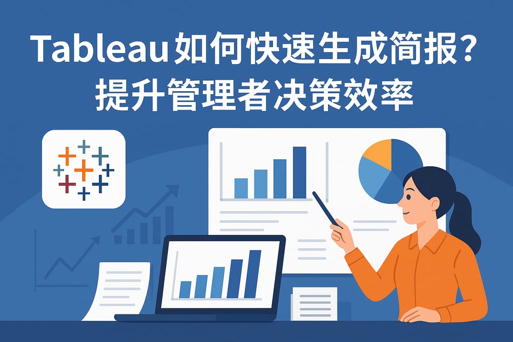 Tableau如何快速生成简报？提升管理者决策效率